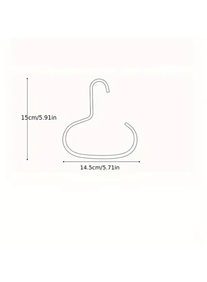 2pcs Multifunctional Scarf Hook Bag Organizer Dip Glue Anti Slip Hanger - Image 4