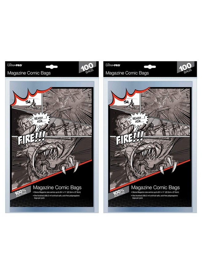 Ultra Pro Magazine Comic Bags Acidfree 200 Bags  - Image 2