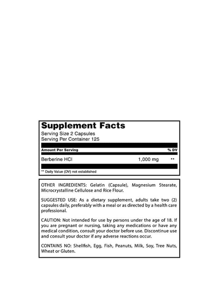 Amazing Nutrition Berberine 1000mg 250 Capsules - Image 2