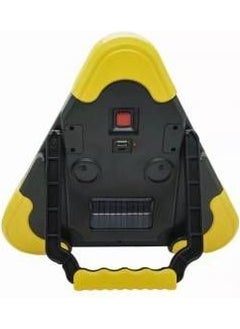 Loggia Refractor Light Triangle Reflector Rechargeable Solar Powered Car Flashing Light  - Image 1