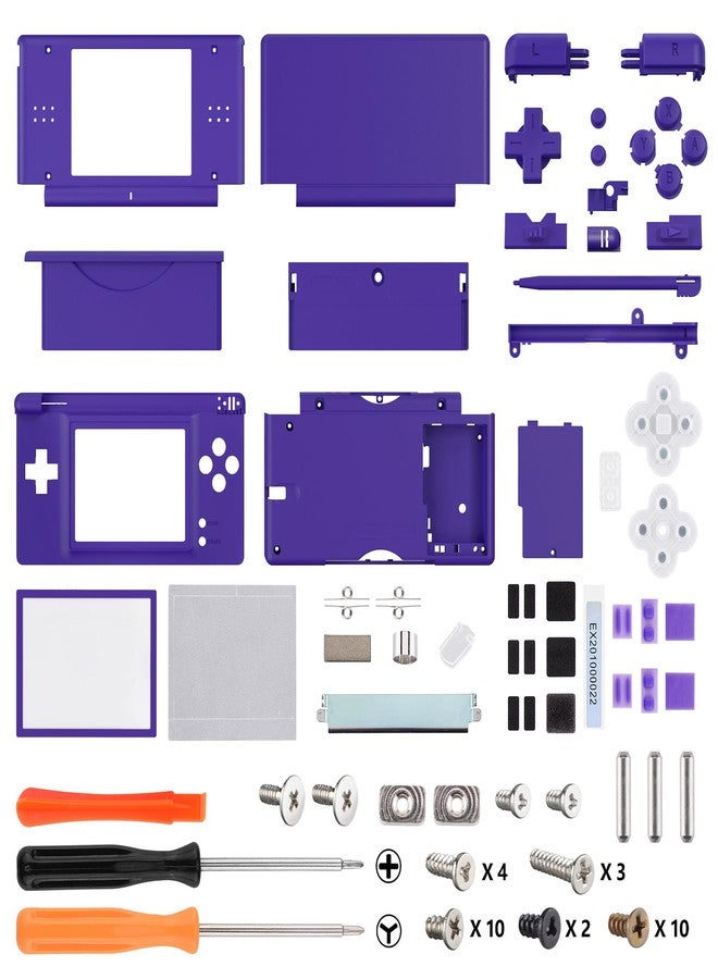 eXtremeRate Full Replacement Case for Nintendo DS Lite, Case with Replacement Button for Nintendo DS Lite, Console NOT Included, Purple - Image 2