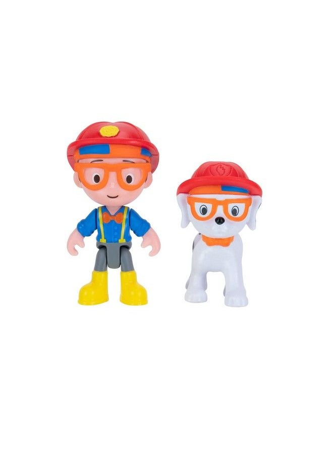 Blippi Fire Truck Fun Vehicles With Freewheeling Features Including 3 Firefighter And Fire Dog Sounds And Phrases Educational Vehicles For Toddlers And Young Kids  - Image 5