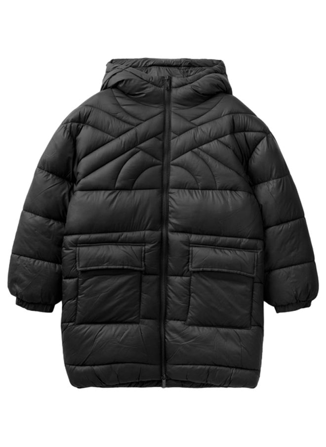 Benetton LONG PADDED JACKET WITH RECYCLED WADDING  - Image 1