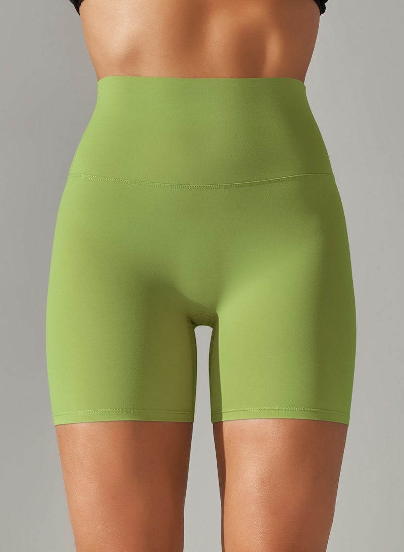 Loquat Yoga Tight Fitting Stretch Soft Pants Green  - Image 1