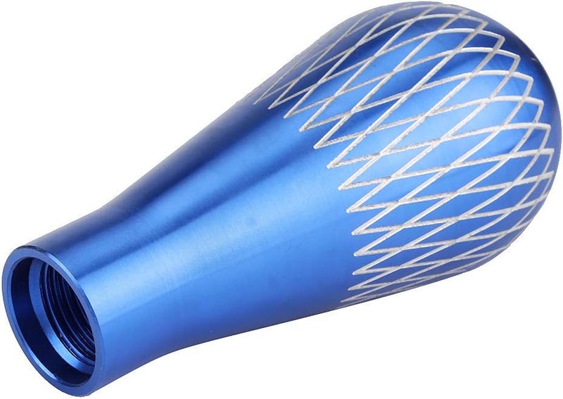 Shift Knob Aluminum Shifter Lever with M8 M10 M12 Threads, Universal for Car SUV Manual Gear, Blue - Durable, Comfortable Grip, Easy Installation (Blue) - Image 5