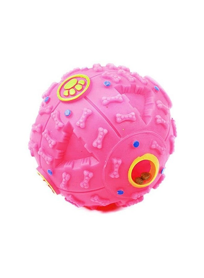 Dog Treat Squeaky Dispensing Ball Toy Interactive Slow Feeder Toy For Dogs And Puppies - Image 4