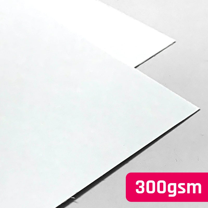 TownStix White, A4 300gsm Art Paper Thick Cardstock, 50 Sheets - Image 4