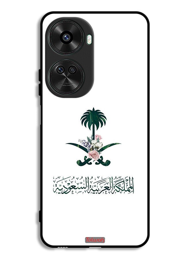 Tolwak Huawei nova 11 SE Protective Case Cover Kingdom Of Saudi Arabia Sign Of Flowers - Image 1