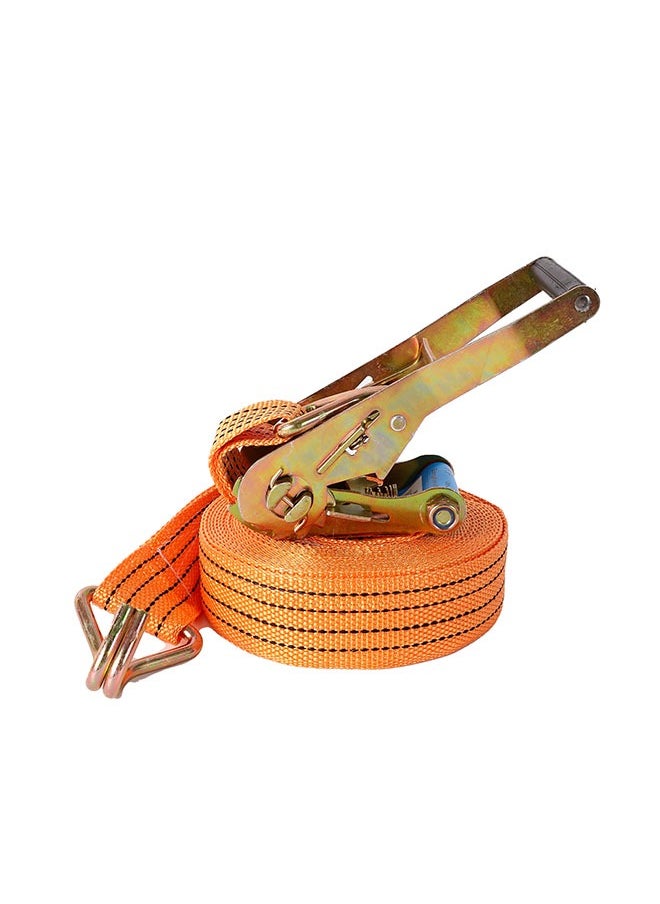 LAWAZIM - Cargo Lashing Ratchet Belt -10m 50mm 2inch- Heavy-Duty High Tensile Strength Durable Polyester Corrosion Resistant Hardware Ratchet Strap - for Load Securing Transportation Tie-Down and Moving - Image 1