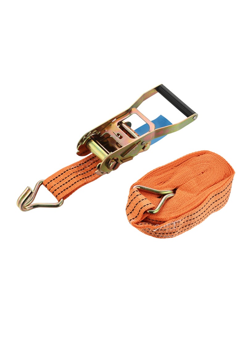 LAWAZIM Pro7 Cargo Lashing Ratchet Belt -10m 50mm 2inch- Heavy-Duty High Tensile Strength Durable Polyester Corrosion Resistant Hardware Ratchet Strap - for Load Securing Transportation Tie-Down and Moving - Image 1