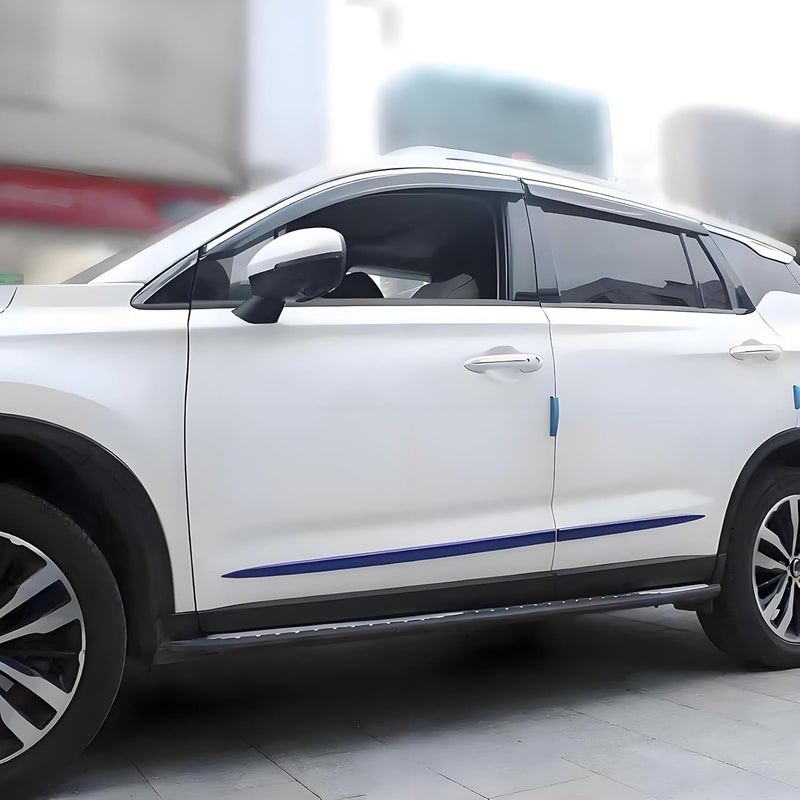4 قطع من أشرطة تزيين جانبي هيكل السيارة لموديل مازدا MX 5 للسنوات 2017-2019، مقاومة للخدوش، حماية لحواف الأبواب، مقاومة للماء، للزينة الداخلية للسيارات، اللون الفضي - النوع العادي - Image 4