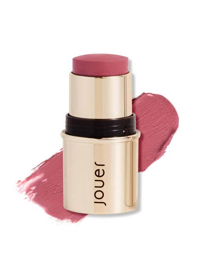 جوير أحمر شفاه وخدود Blush & Bloom، Bare Rose - كريم مرطب لأحمر الخدود والشفاه - تركيبة من زيت ثمر الورد المرطب وزيت السكوالين - Image 1