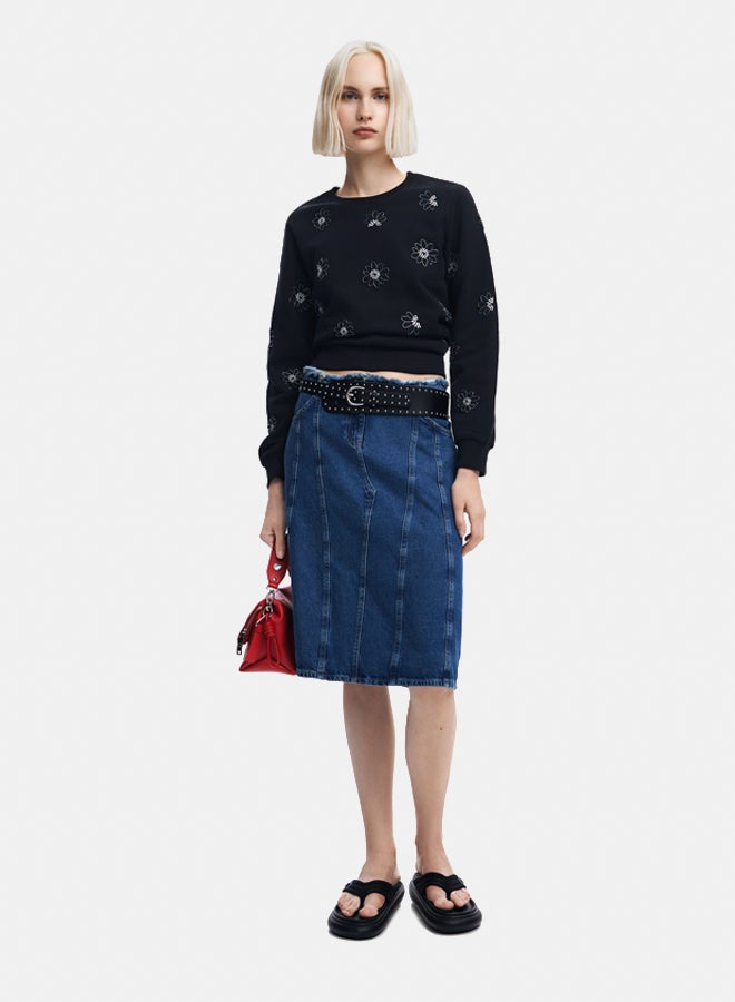 DESIGUAL Floral Jewel Sweatshirt  - Image 4