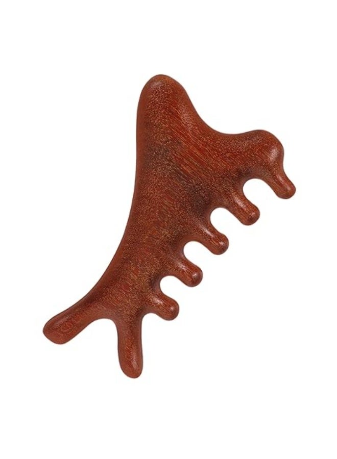 Wooden Massage Comb Ergonomic Scalp Massager Portable Hair Tool for Relaxation and Daily Use Durable Construction for Gentle Care for Home and Travel - Image 1