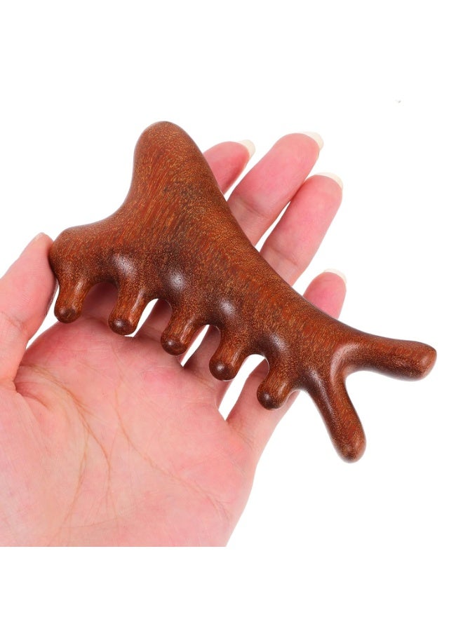 Wooden Massage Comb Ergonomic Scalp Massager Portable Hair Tool for Relaxation and Daily Use Durable Construction for Gentle Care for Home and Travel - Image 4