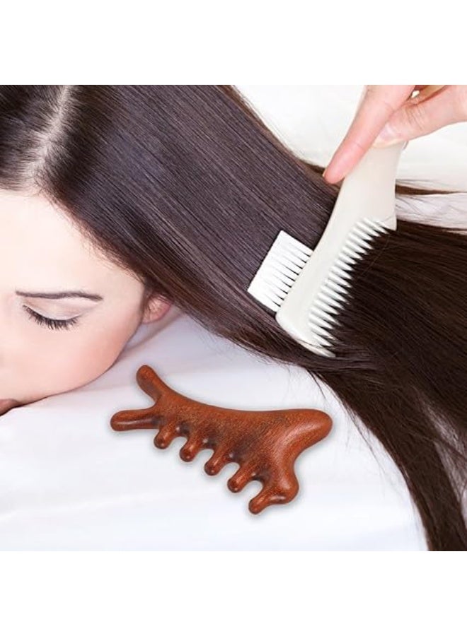 Wooden Massage Comb Ergonomic Scalp Massager Portable Hair Tool for Relaxation and Daily Use Durable Construction for Gentle Care for Home and Travel - Image 5