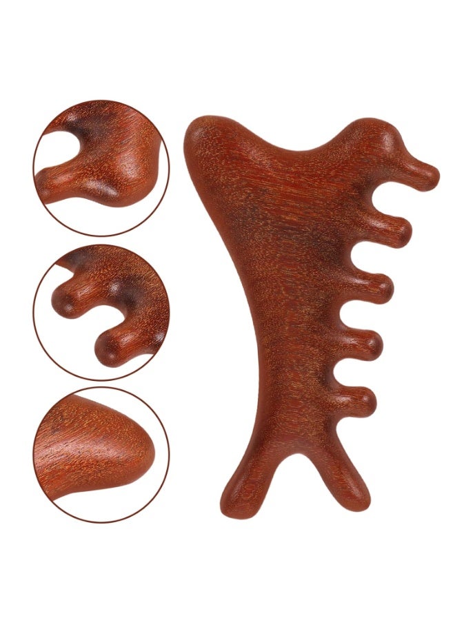 Wooden Massage Comb Ergonomic Scalp Massager Portable Hair Tool for Relaxation and Daily Use Durable Construction for Gentle Care for Home and Travel - Image 3