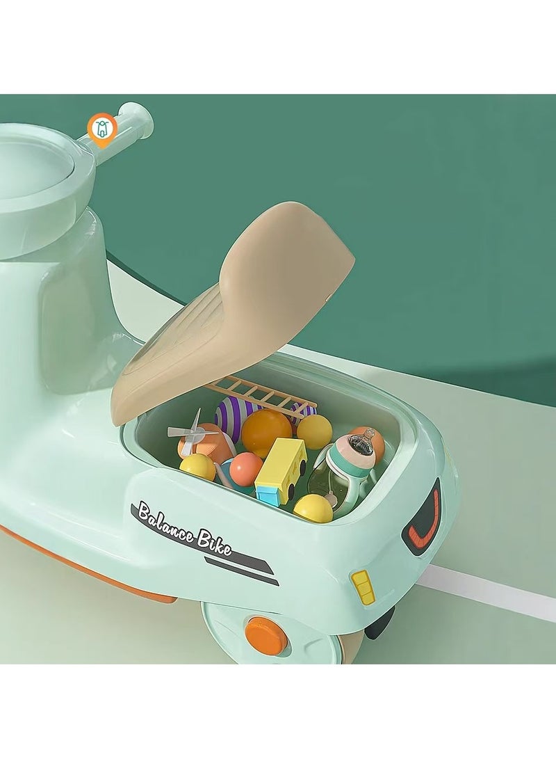 حصريا دراجة توازن للأطفال للأولاد والبنات من عمر 1 إلى 3 سنوات، دراجة توازن للأطفال، دراجة نارية، مشاية، دراجة ثلاثية العجلات للأطفال - Image 4