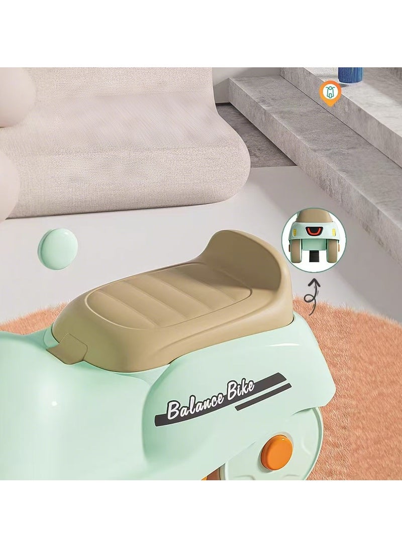 حصريا دراجة توازن للأطفال للأولاد والبنات من عمر 1 إلى 3 سنوات، دراجة توازن للأطفال، دراجة نارية، مشاية، دراجة ثلاثية العجلات للأطفال - Image 3