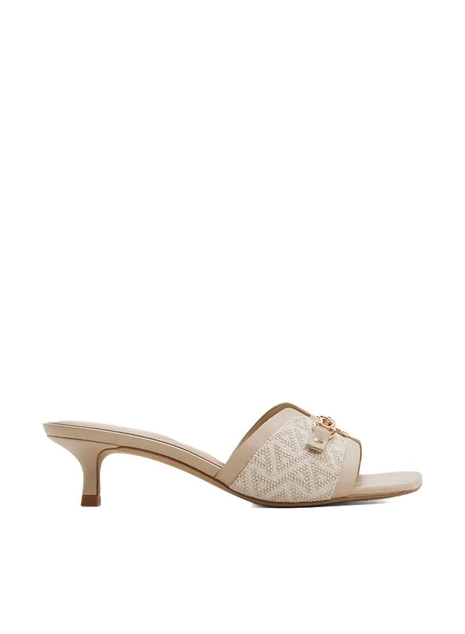 Annamassi Ladies Beige Heeled Sandals