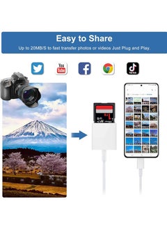 Captaintech USB C SD Card Reader USB 3.0 High Speed to SD Card Adapter for iPhone 15 Pro Max iPad Pro Trail Game Camera Viewer for MacBook Pro/Air iMac M1 M2 M3 Galaxy S23/S24 Android PhoneTablet  - Image 4