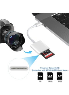 Captaintech USB C SD Card Reader USB 3.0 High Speed to SD Card Adapter for iPhone 15 Pro Max iPad Pro Trail Game Camera Viewer for MacBook Pro/Air iMac M1 M2 M3 Galaxy S23/S24 Android PhoneTablet  - Image 3