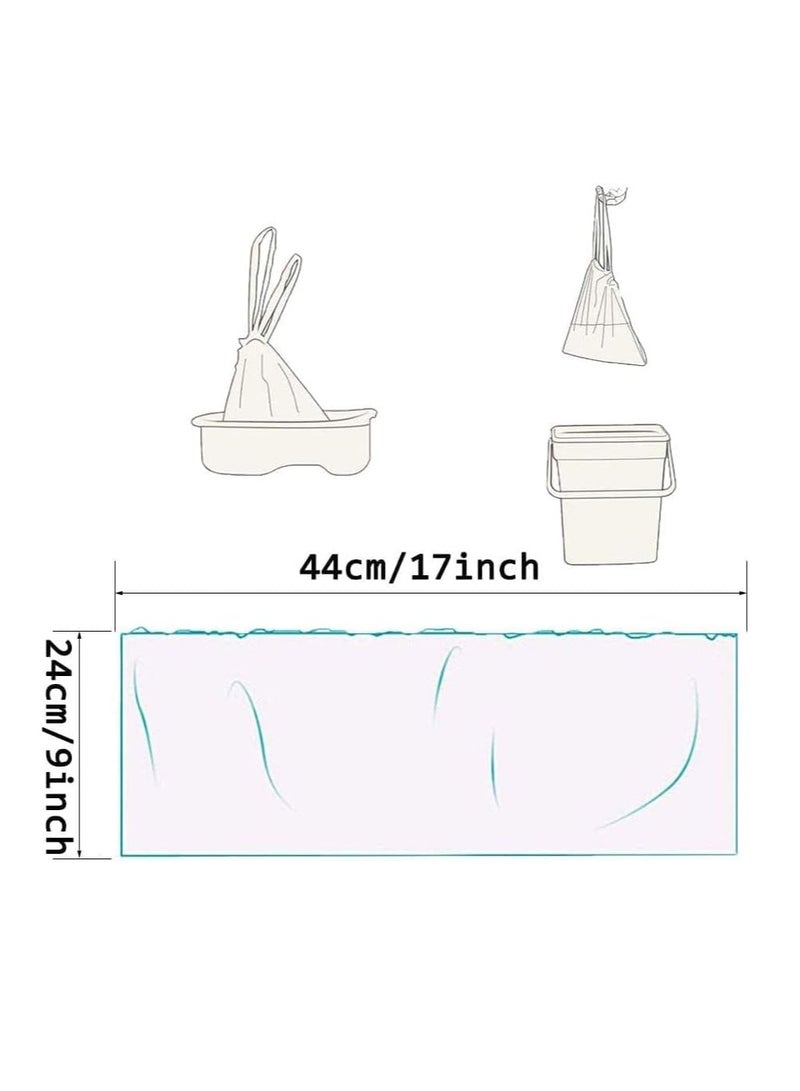 FengSVMA 100 Pack Potty Chair Liners Disposable,Drawstring Training Toilet Seat Liner Bags Cleaning Bag for Kids Toddlers Outdoors Travel - Image 5