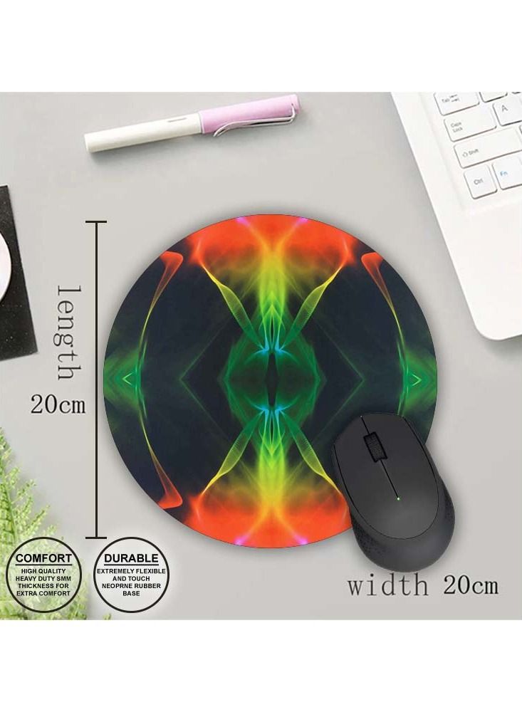 Protective Printed Mouse Pad Round