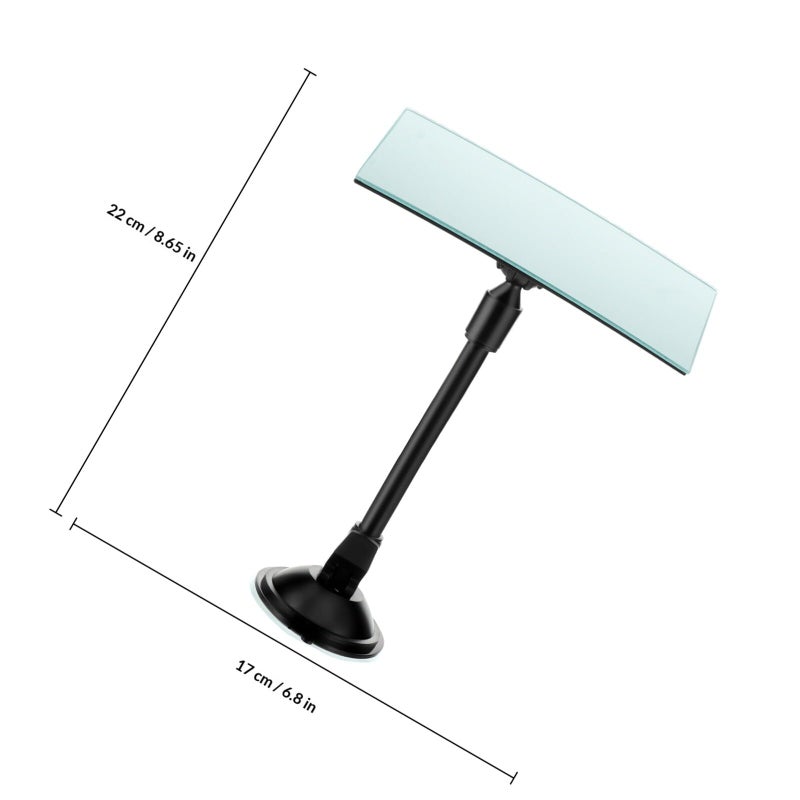 Universal Car Blind Spot Mirror Convex Glass Rear View Auxiliary Safety Monitoring Accessory - Image 3