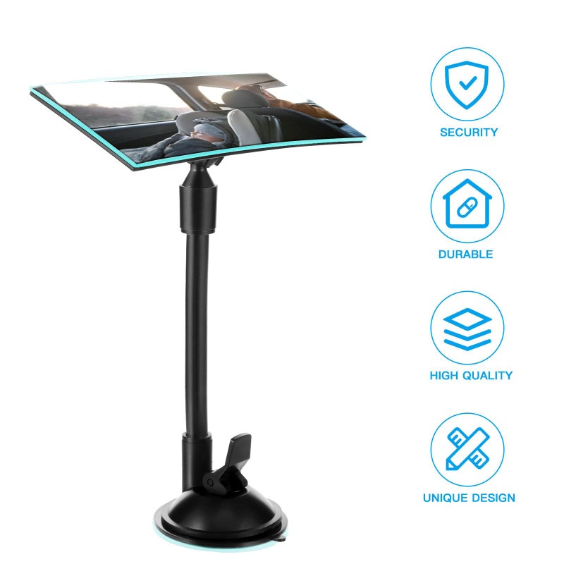Universal Car Blind Spot Mirror Convex Glass Rear View Auxiliary Safety Monitoring Accessory - Image 5