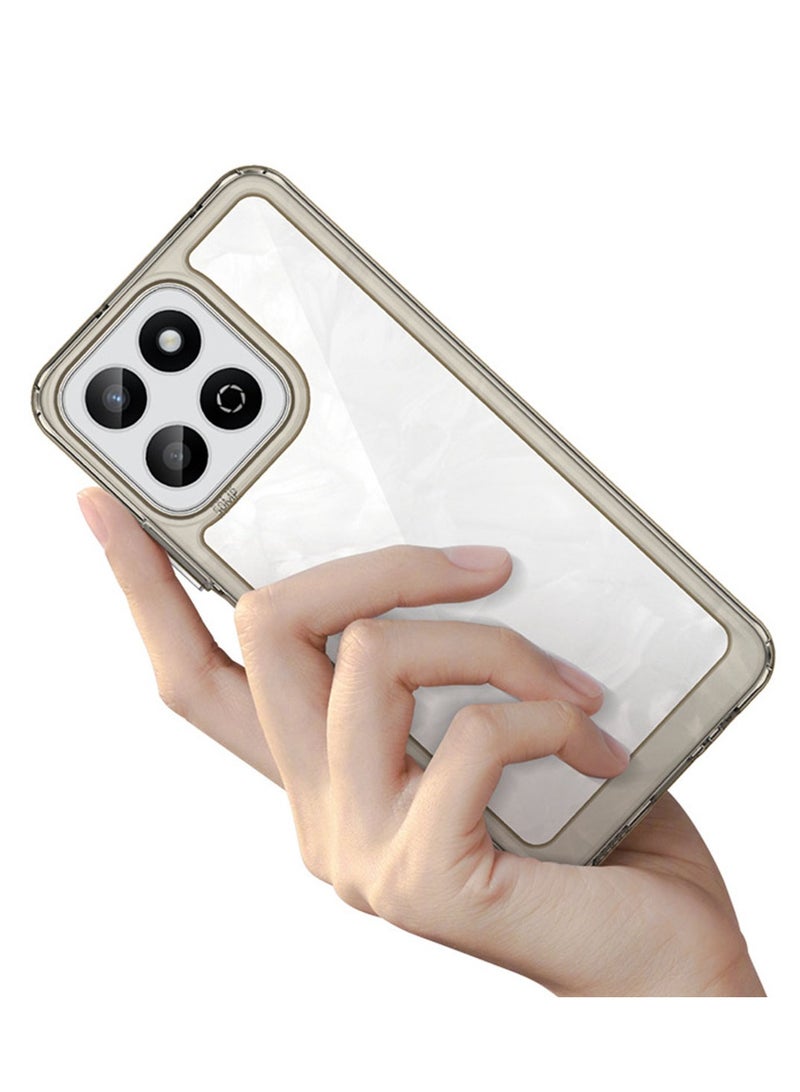 ثلاثة نمور لـ Honor X7c 4G/5G غطاء الحالة, عالية الجودة الصلبة الخلفية ناعمة الحدود النقية والمشرقة مريحة الشعور الهاتف الخلوي حالة حماية لـ Honor X7c 4G/5G, رمادي - Image 2