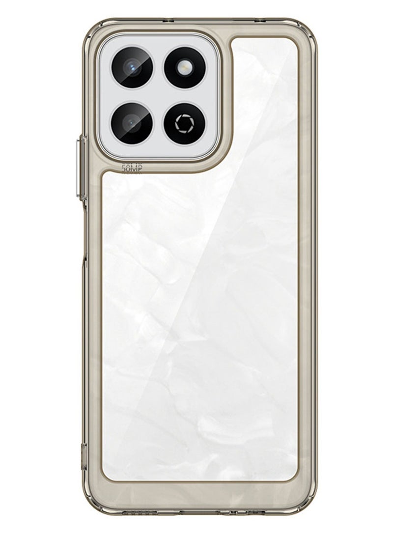 ثلاثة نمور لـ Honor X7c 4G/5G غطاء الحالة, عالية الجودة الصلبة الخلفية ناعمة الحدود النقية والمشرقة مريحة الشعور الهاتف الخلوي حالة حماية لـ Honor X7c 4G/5G, رمادي - Image 1