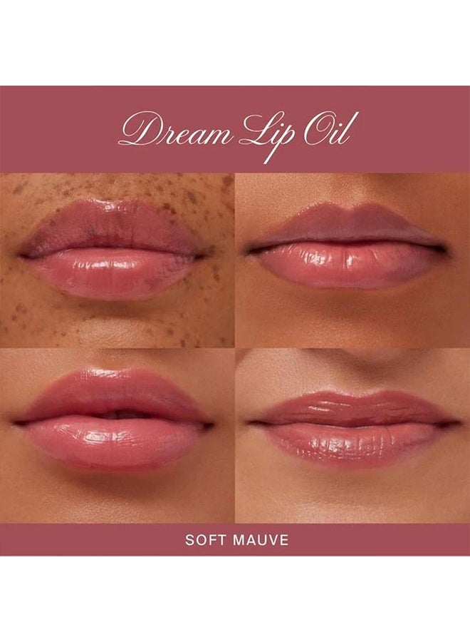 SUMMER FRIDAYS Dream Lip Oil ,Huile a Levres Tinted Lip Oil with Moisturizing Sheer Coverage, High-Shine and Deep Hydration - Non-Sticky Formula for Long-Lasting Softness-Soft mauve - Image 4