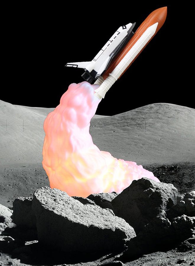 NIBEMINENT 3D Rocket Space Shuttle Light Multicolour - Image 2