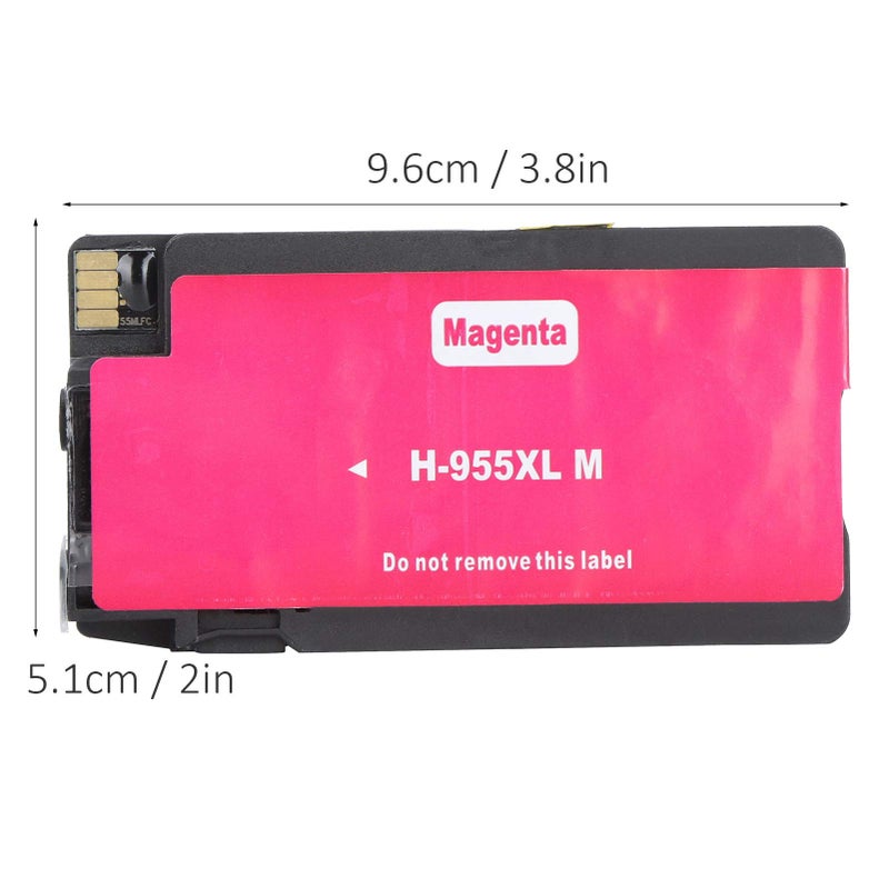 High Performance 955XL Red Ink Cartridge Compatible for OfficeJet Pro 7720 7730 7740 8210 Series - Image 3