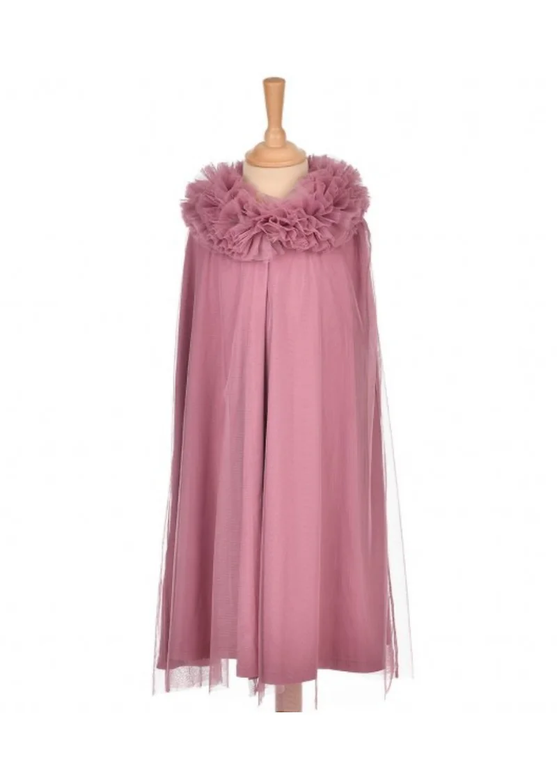 by ASTRUP Tulle Cape - Plum (3-5 years)