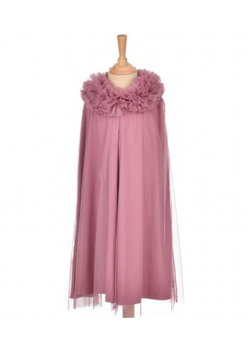 by ASTRUP Tulle Cape - Plum (3-5 years) - Image 1
