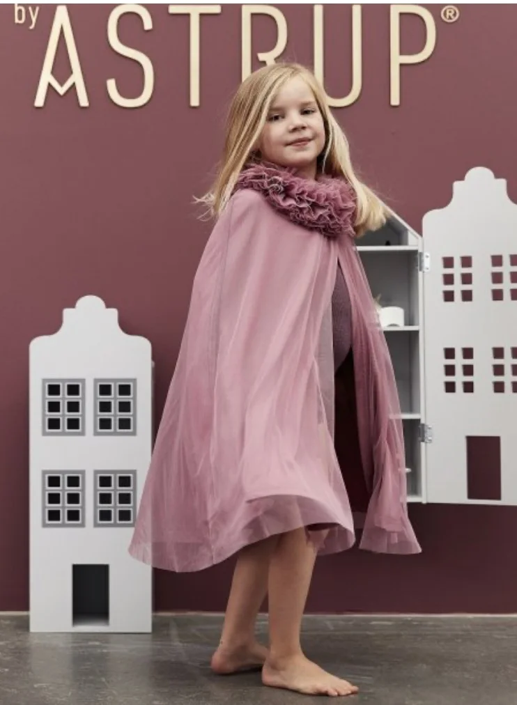 by ASTRUP Tulle Cape - Plum (3-5 years)