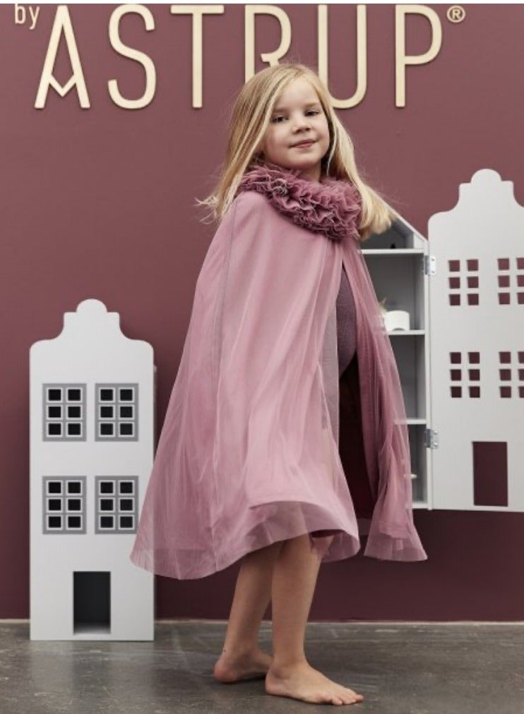 by ASTRUP Tulle Cape - Plum (3-5 years) - Image 2