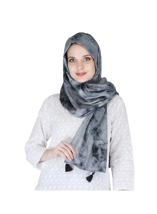Switchon Female Rayon Nursing Cover For Breastfeeding Multi Use Poncho Style Scarf With Buttons, Cotton Feeding Apron Breathable For Pre & Post Pregnancy Free Size (Gray) Size (72Inch X 22Inch) - Image 5