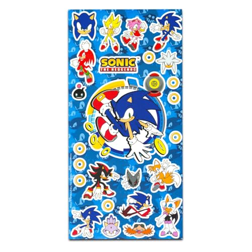 Sonic the Hedgehog Coloring Book for Kids Ages 4-8 - Bundle with Sonic and Shadow Coloring Pages, Activities, Games Plus Sonic Stickers, More | Sonic Activity Book Set for Boys - Image 4