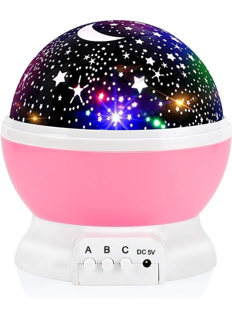 أباجورة رومانسية سكاي ستار ماستر بإضاءة نجوم ليد ‏USB لغرفة نوم الأطفال هدية مثالية للأعياد وحفلات عيد الميلاد متعددة الألوان - Image 1