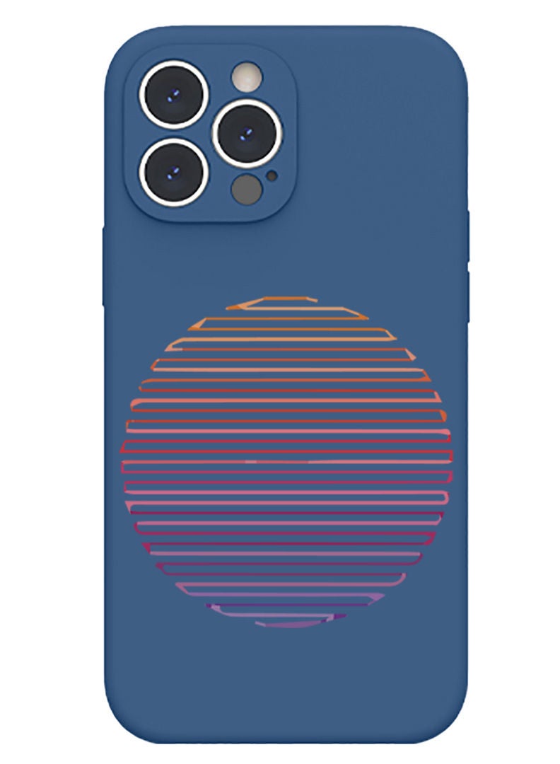 Theodor Protective Slim Fit Case Liquid Silicone Cover with Full Body Protection Anti-Scratch Shockproof Case For iPhone 13 Pro Blue  - Little crabby copy - Image 1