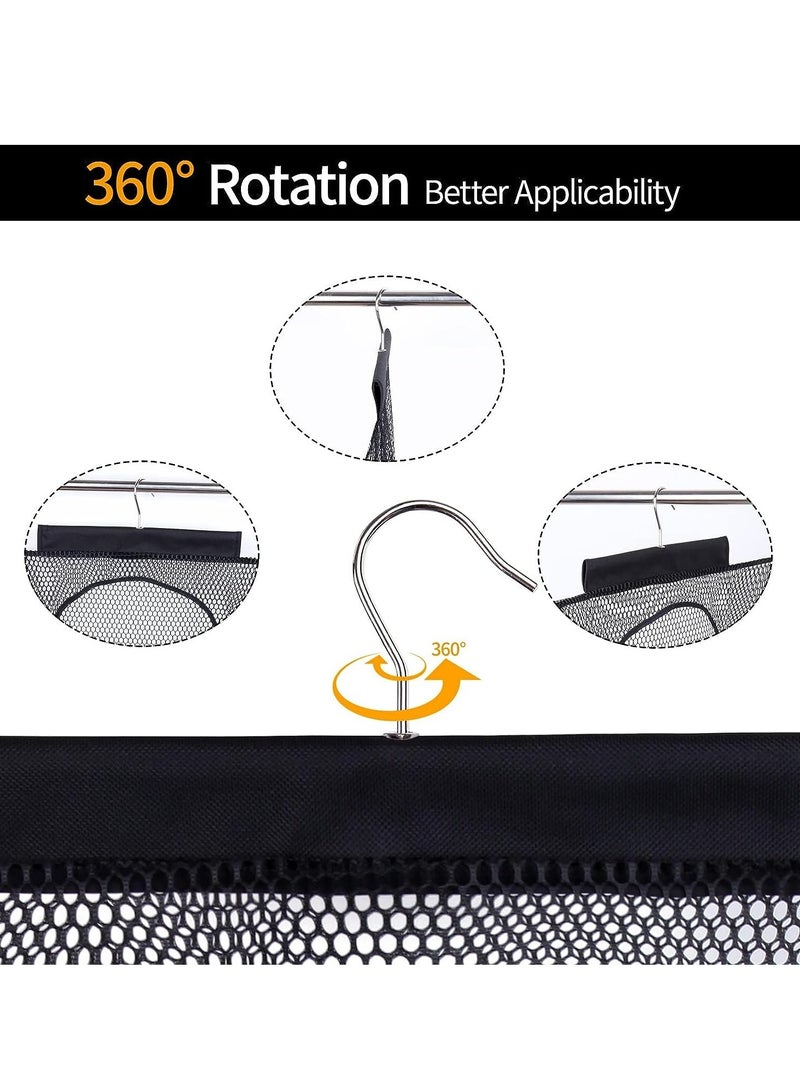 SYOSI Hanging Mesh Laundry Bag Door Hanging Laundry Hamper Bag, Laundry Hamper Bags Collapsible Over Door Laundry Bag Large Hamper Clothes Storager for Space Saving Large Laundry Organizer Bag - Image 4