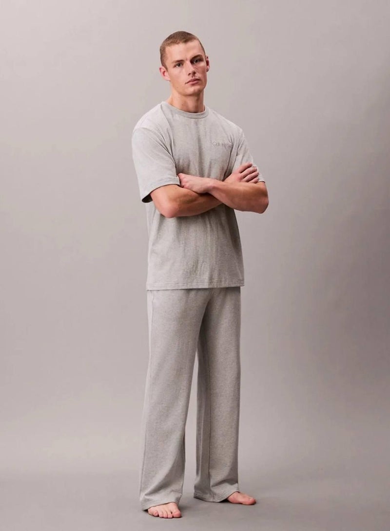CALVIN KLEIN Cotton Jersey Pyjama Top - Image 5