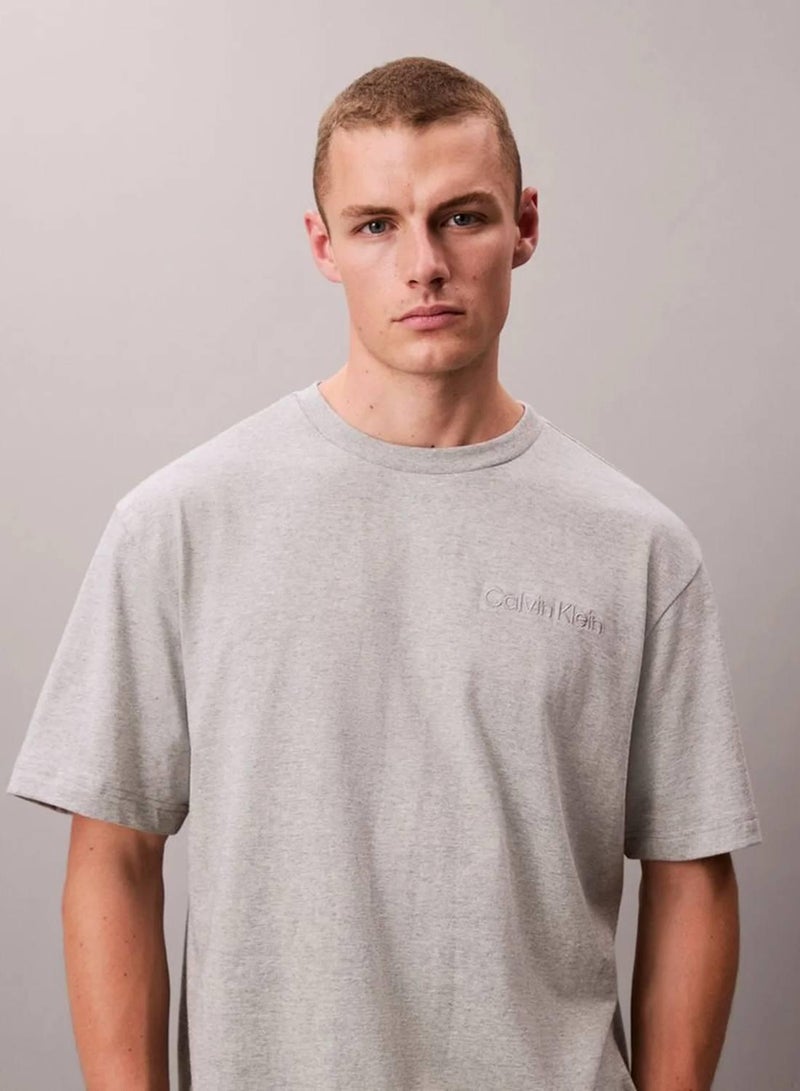 CALVIN KLEIN Cotton Jersey Pyjama Top - Image 3