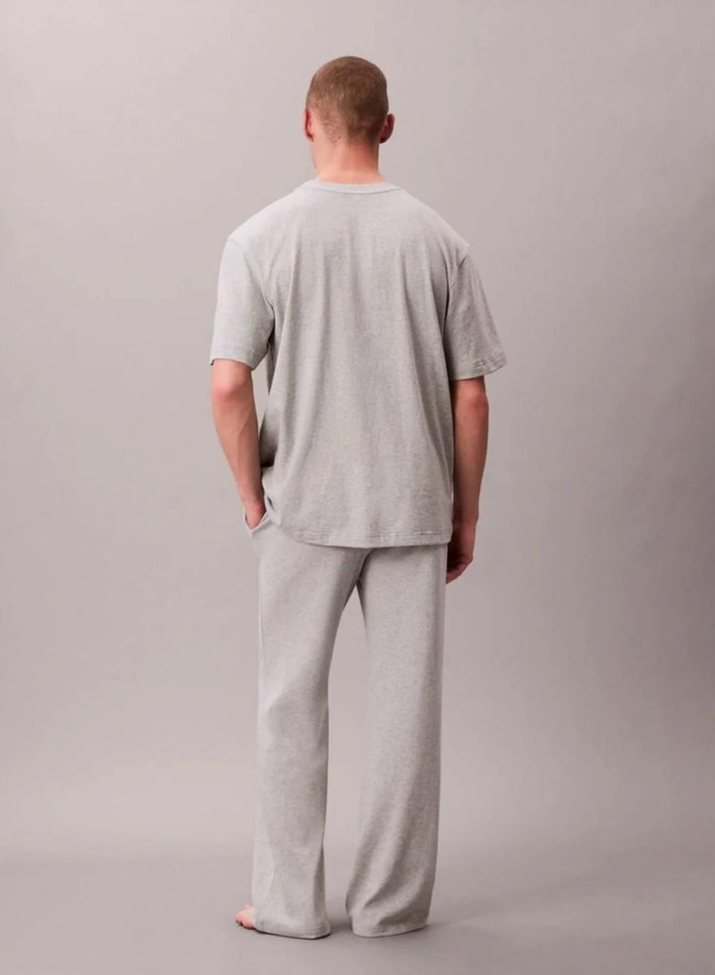 CALVIN KLEIN Cotton Jersey Pyjama Top - Image 4