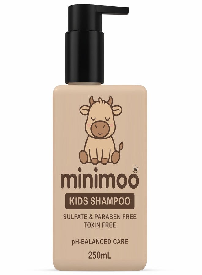 Minimoo Kids Shampoo 250ml | Gentle Tear-Free Baby & Kids Shampoo | Sulfate-Free, Paraben-Free & Toxin-Free | pH Balanced Mild Shampoo for Soft, Healthy Hair | Dermatologically Tested Child Shampoo - Image 1