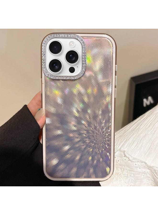 اس-توب جراب لهاتف iPhone 16 Pro بإطار عدسة ماسية وهج من البولي كربونات الهجينة والبولي يوريثين الحراري - Image 1