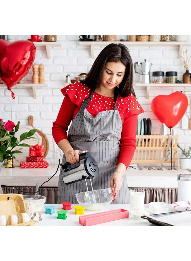 Willinglong 4 Pcs Valentine Conversation Heart Cake Pop Mold with Tray Heart Cake Pop Cutter and Pusher with Love Word Baking Mold Kit with 50 Stick for Valentine Party, Birthday, Home Desserts Making - Image 5